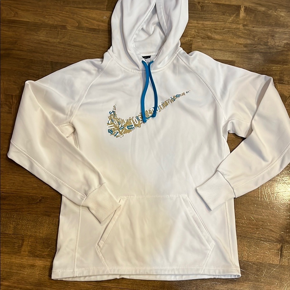 Nike therma fit hoodie fleece costal comfort athletic costal elevated swish M